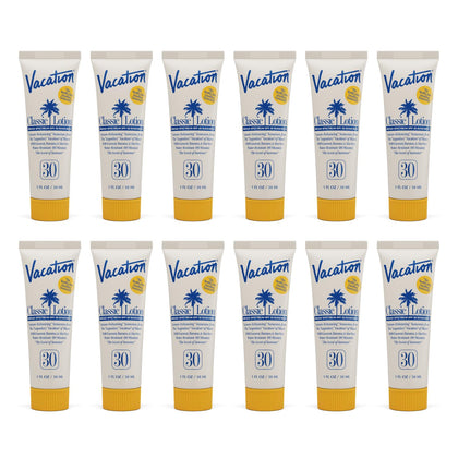 VACATION Mini Classic SPF 30 Sunscreen Lotion pack of 12 bottles