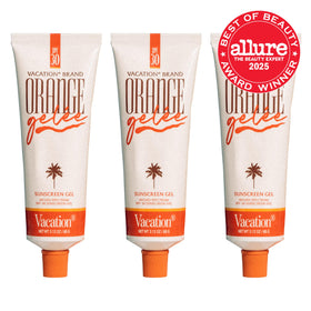 VACATION Orange Gelée SPF 30 sunscreen gel tube back view