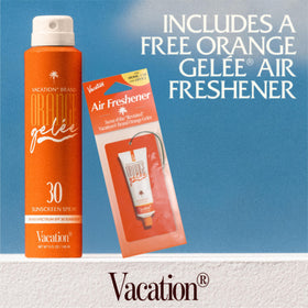 VACATION Orange Gelée SPF 30 Sunscreen Spray and Air Freshener bundle