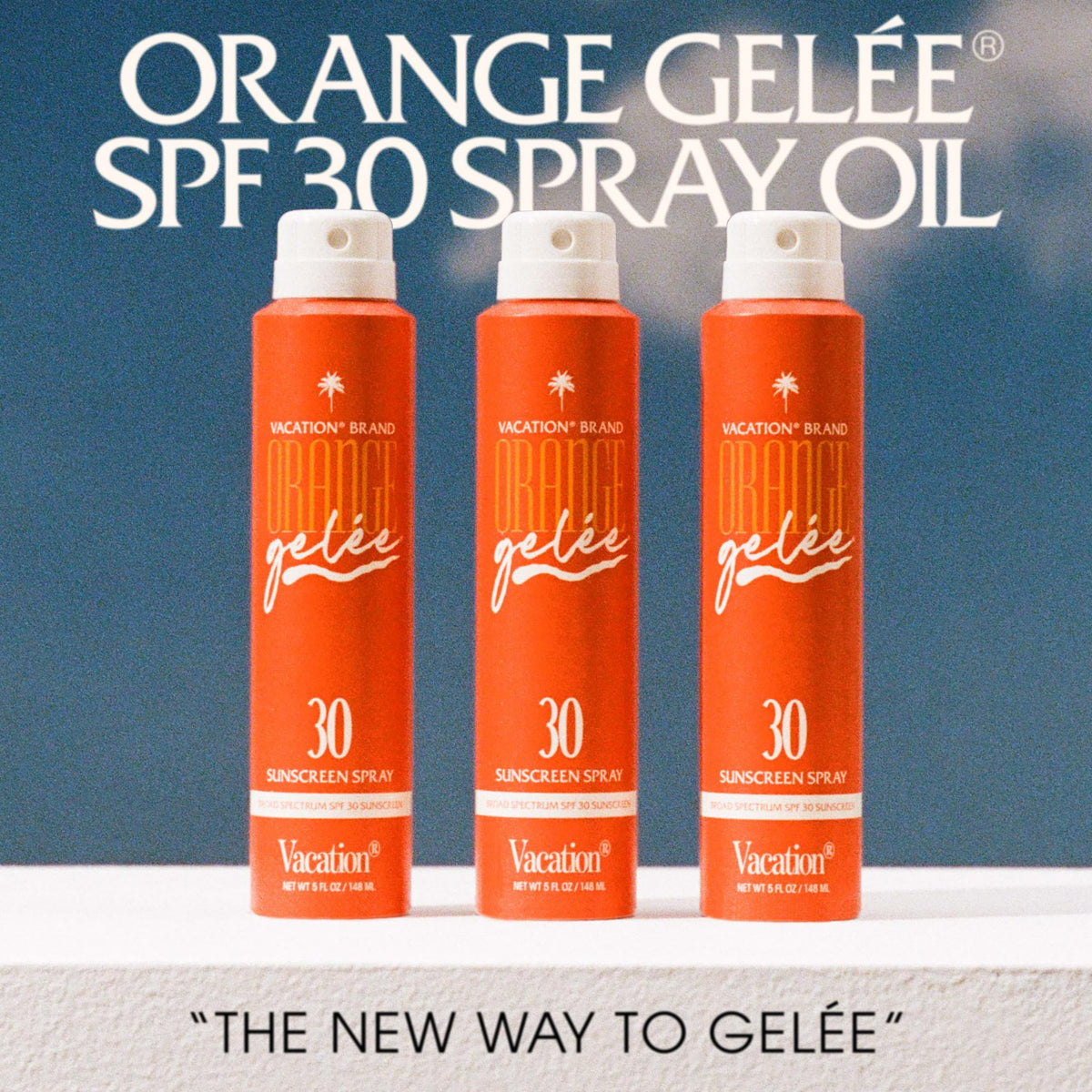 VACATION Orange Gelée SPF 30 Sunscreen Spray back view