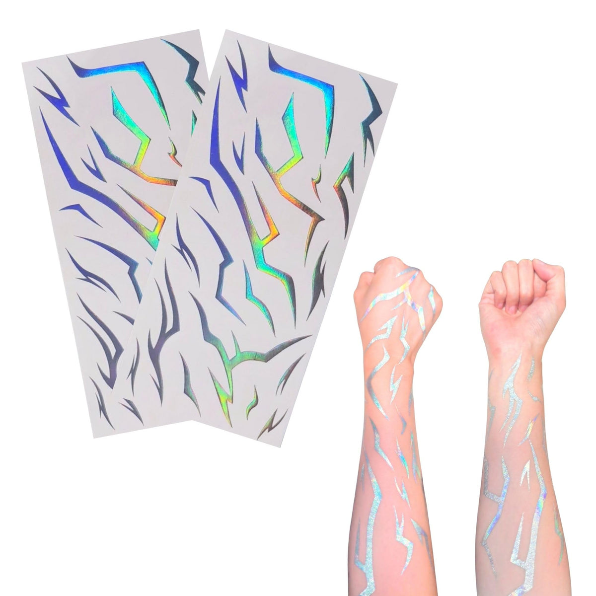 Vagilelf K-Style Demon Mark Temporary Tattoos front view