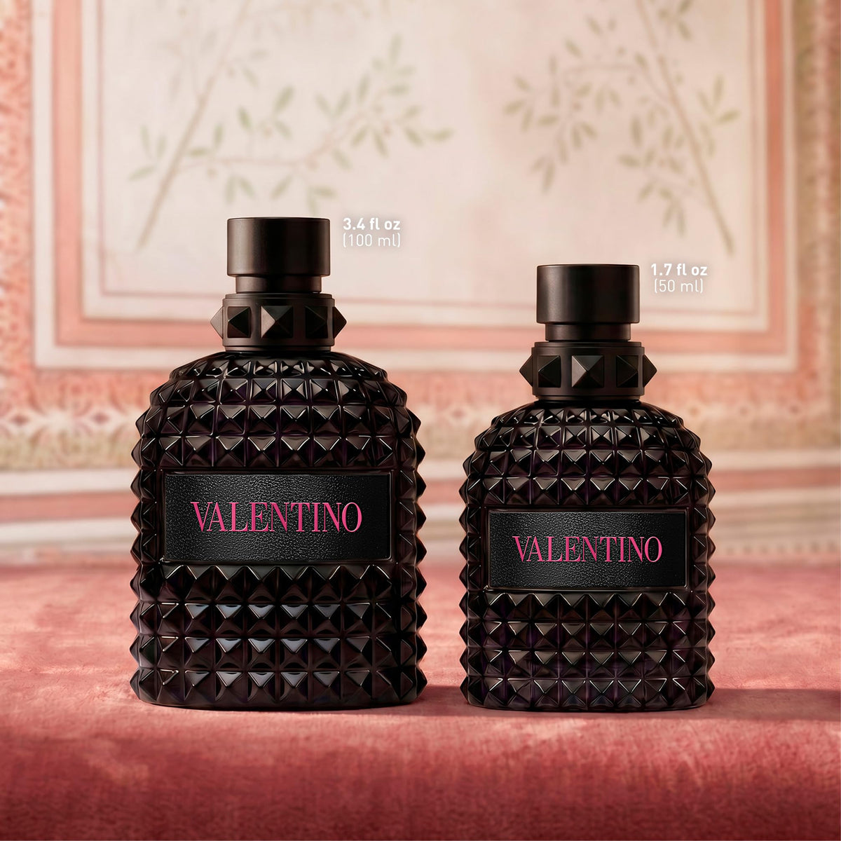 Valentino Born in Roma Uomo Extradose Eau de Parfum 100ml close-up of label