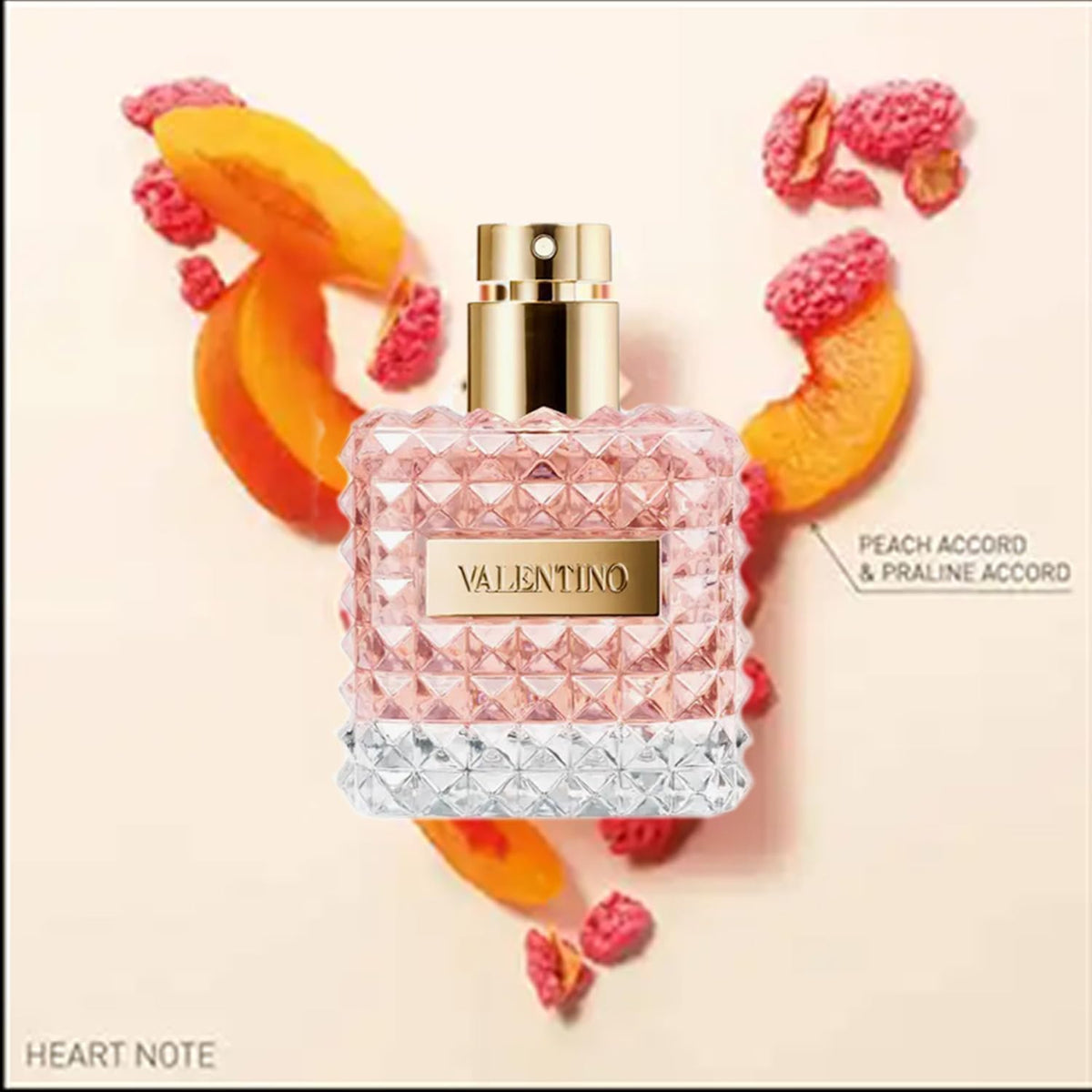 Valentino Donna Eau De Parfum close-up of stud detailing