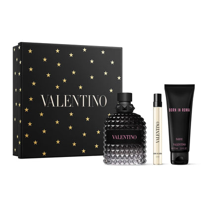 Valentino Uomo Born In Roma Gift Set including Eau de Parfum and shower gel