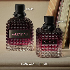 Valentino Uomo Born In Roma Intense 3.4 oz Eau de Parfum in hand
