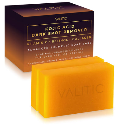 VALITIC Kojic Acid Dark Spot Remover Soap Bars front view