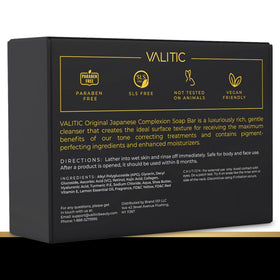 VALITIC Lemon & Turmeric Kojic Acid Soap 5 pack display