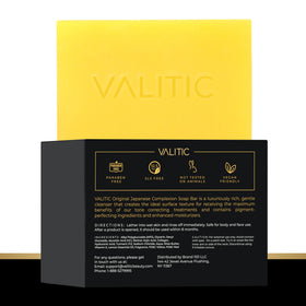 VALITIC soap showing its vibrant colour and shape