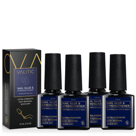 VALITIC Strong Nail Glue 4 Pack front view