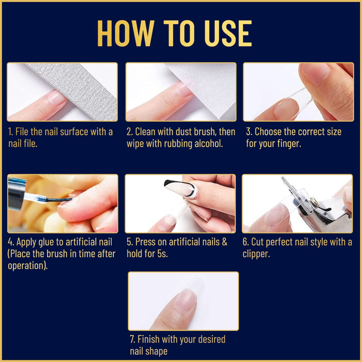 VALITIC Strong Nail Glue in a manicure kit