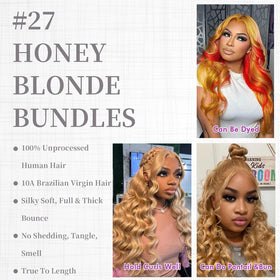 Vallbest Honey Blonde Body Wave Bundle packaging