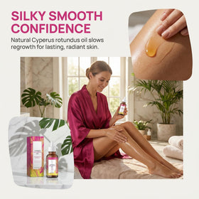VANCON Natural Hair Removal Oil 60ml bottle side view