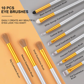Vander eye shadow brushes in champagne colour
