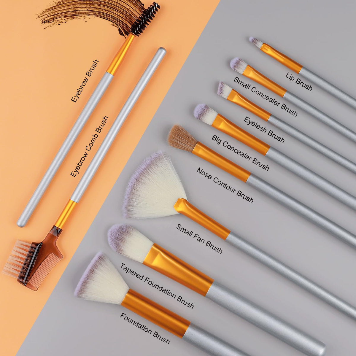 Vander kabuki brush with wooden handle