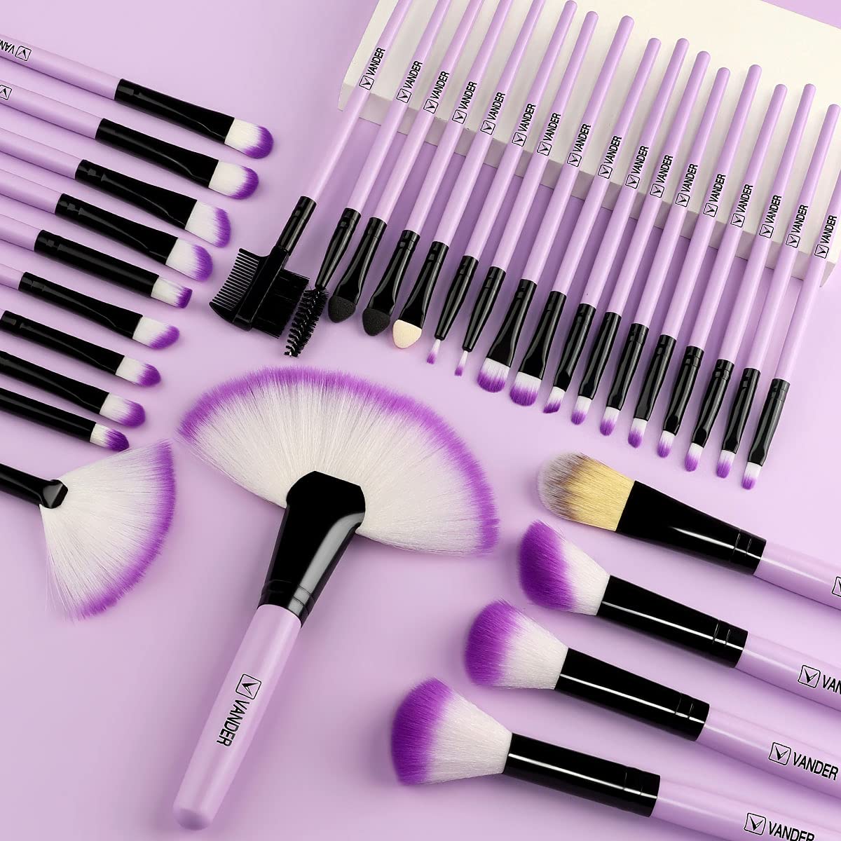 Vander makeup brush set in packaging