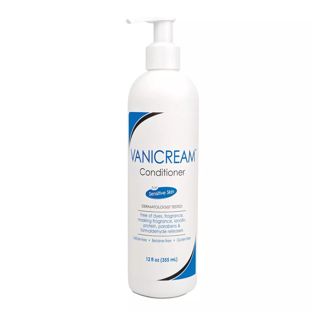 Vanicream 3-in-1 Shampoo Conditioner Body Wash 12 oz back view
