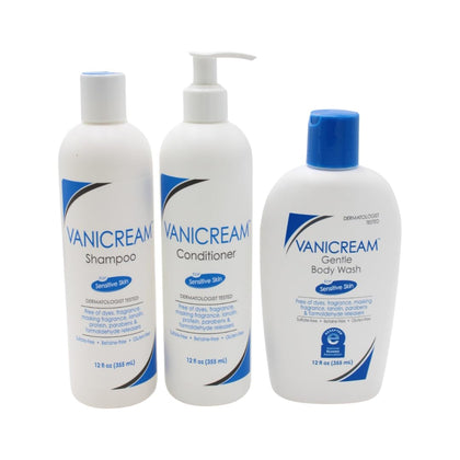 Vanicream 3-in-1 Shampoo Conditioner Body Wash 12 oz front view