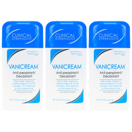 Vanicream Anti-Perspirant Deodorant clinical strength pack of 3