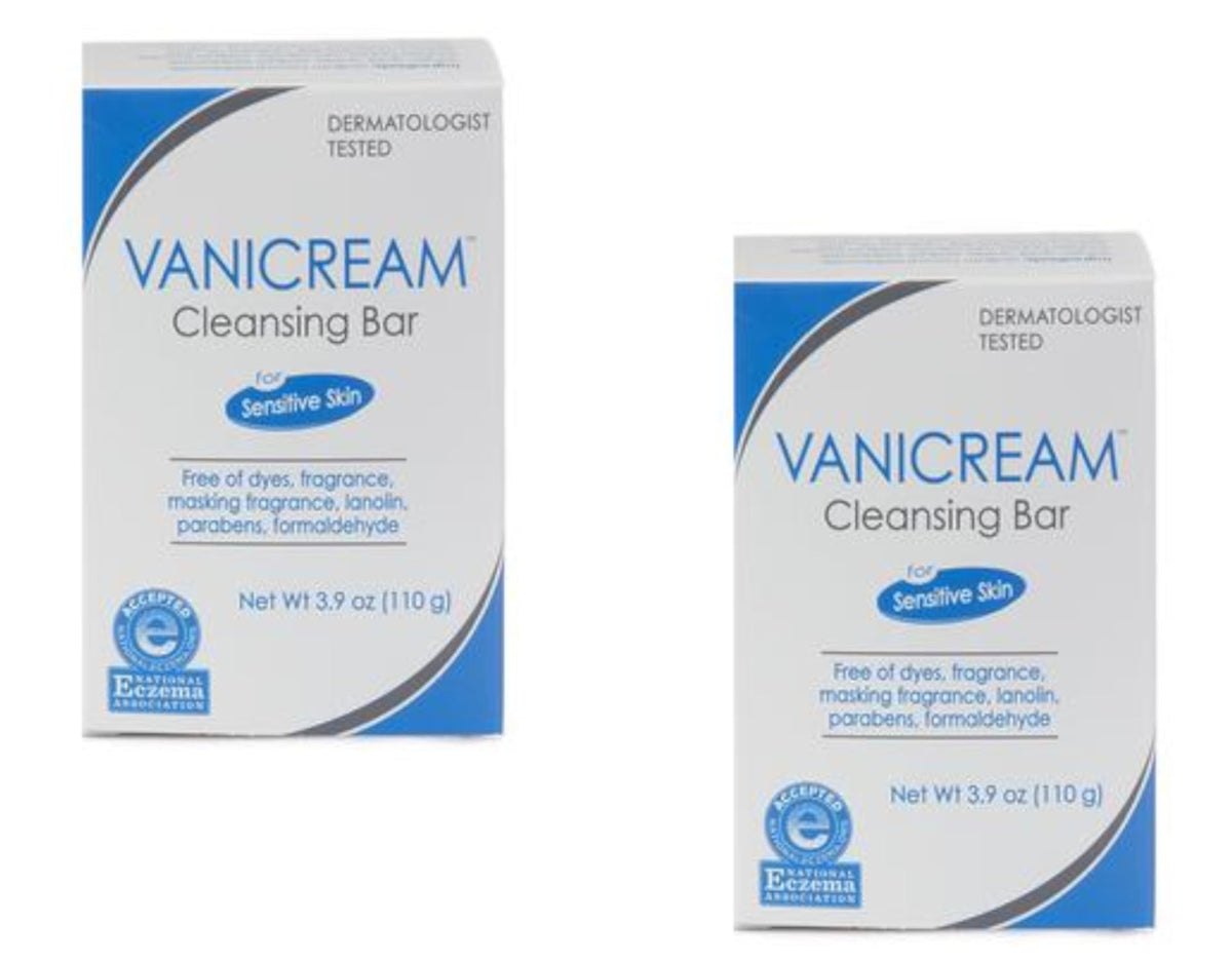 Vanicream Cleansing Bar for Sensitive Skin, front view