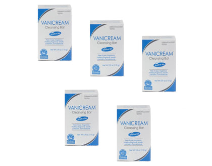 Vanicream Cleansing Bar Pack of 5 front view