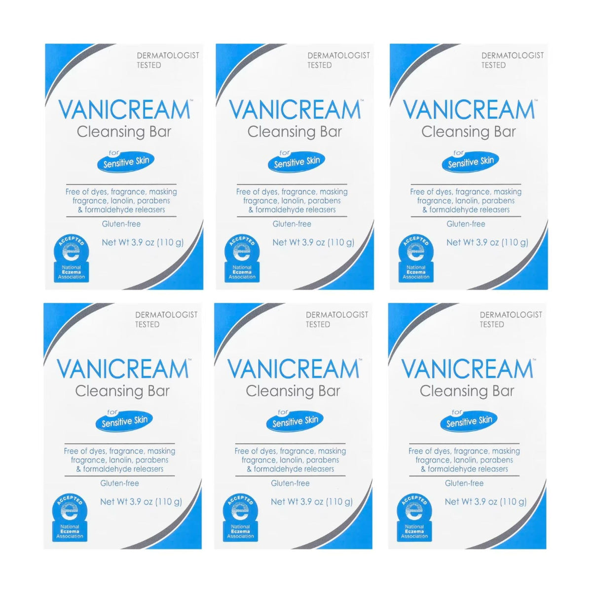Vanicream Cleansing Bar Unscented front view