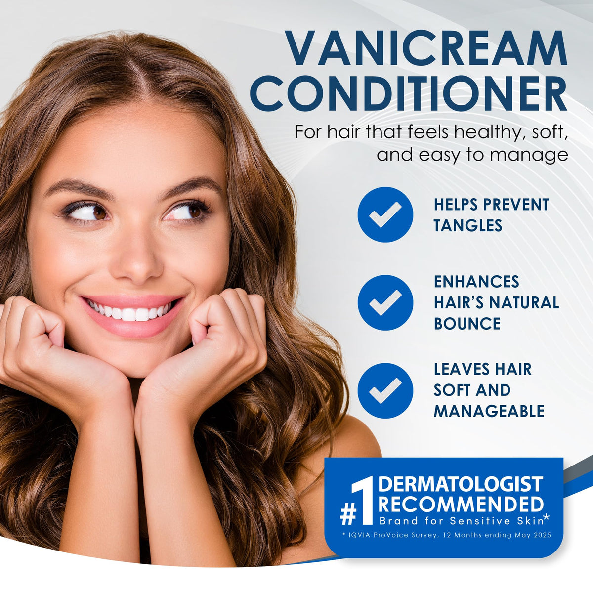 Vanicream Conditioner 12 Fl Oz back view showing ingredients