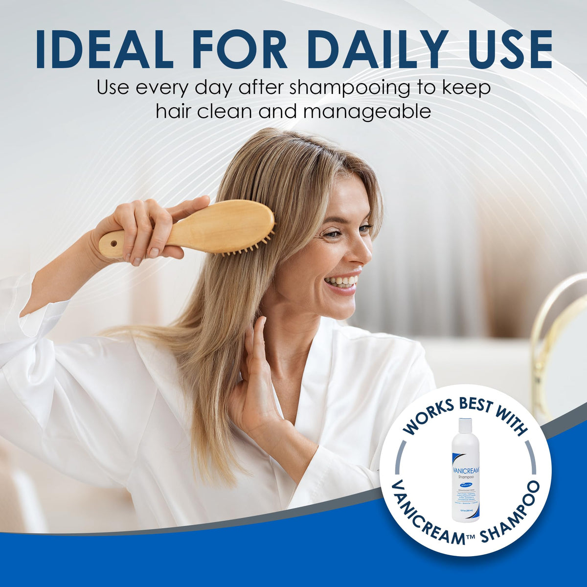 Vanicream Conditioner 12 Fl Oz in a bathroom setting