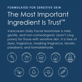 Vanicream Daily Facial Moisturizer in hand