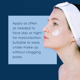 Vanicream Daily Facial Moisturizer with a skincare routine setup