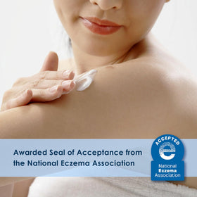 Vanicream Daily Facial Moisturizer with a towel