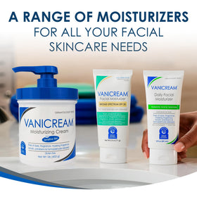 Vanicream Facial Moisturizer SPF 30 back view with ingredient list