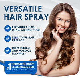 Vanicream Firm Hold Hairspray 8 oz back view
