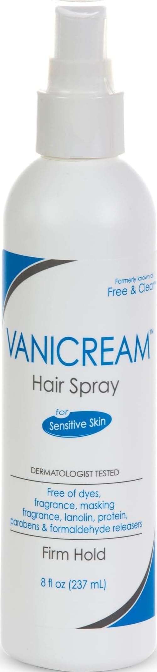 Vanicream Firm Hold Hairspray 8 oz front view