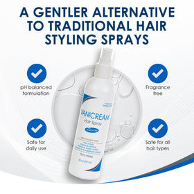 Vanicream Firm Hold Hairspray 8 oz side view