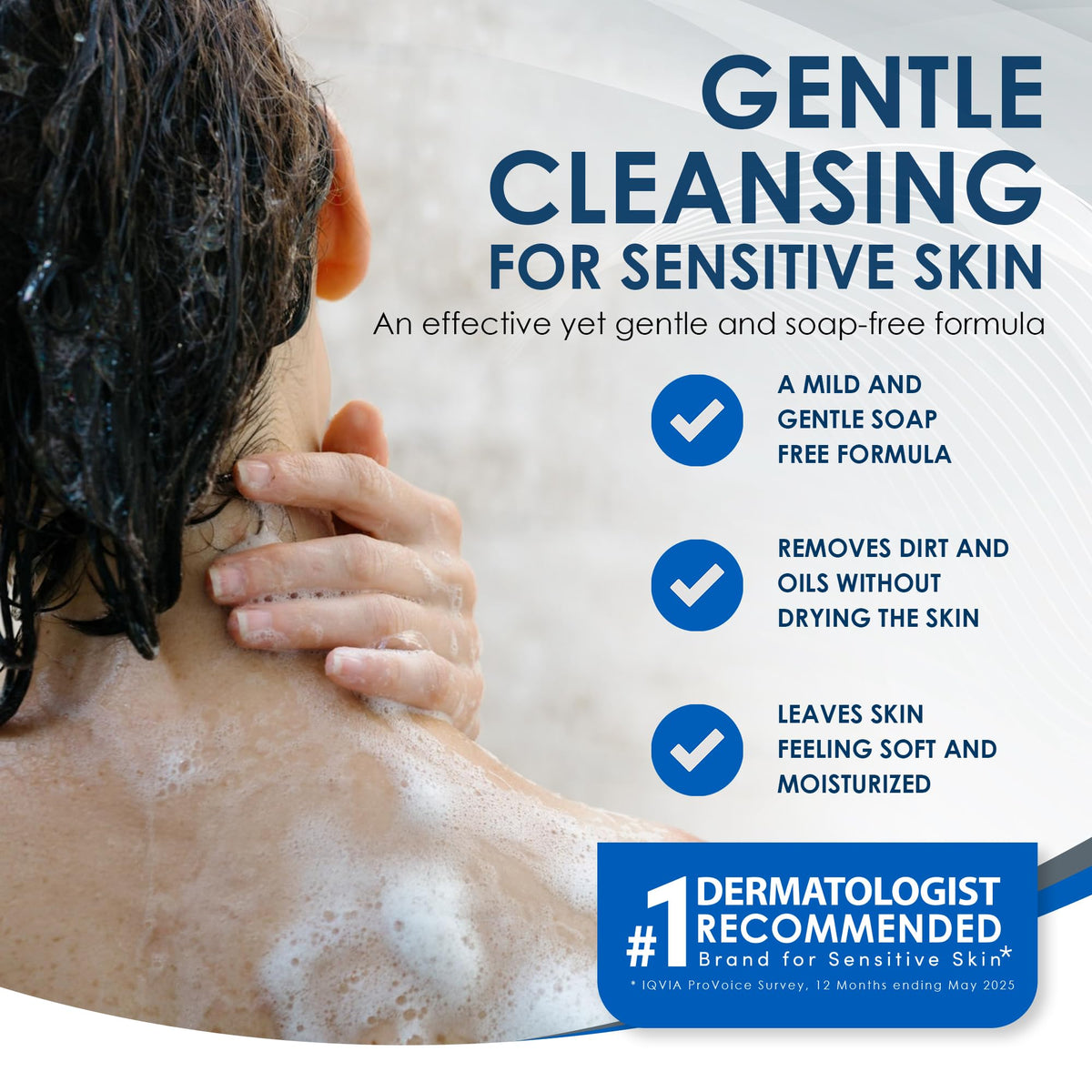 Vanicream Gentle Body Wash 12 Fl Oz back view