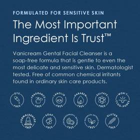 Vanicream Gentle Facial Cleanser 8 Oz packaging