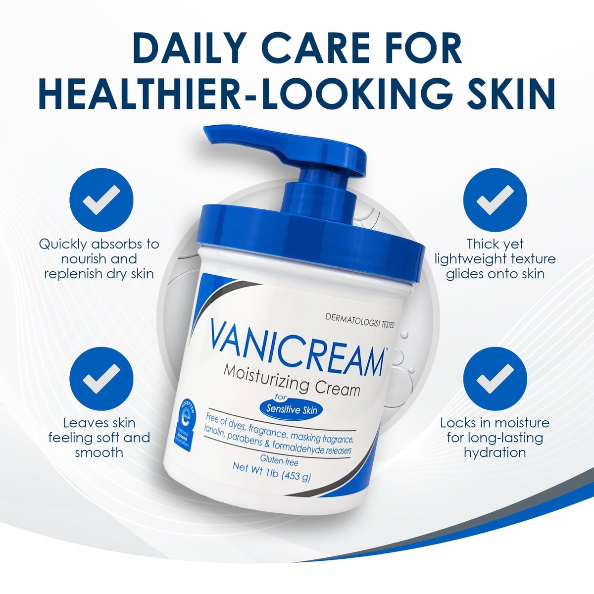 Vanicream Moisturizing Cream 16 Oz with family using it