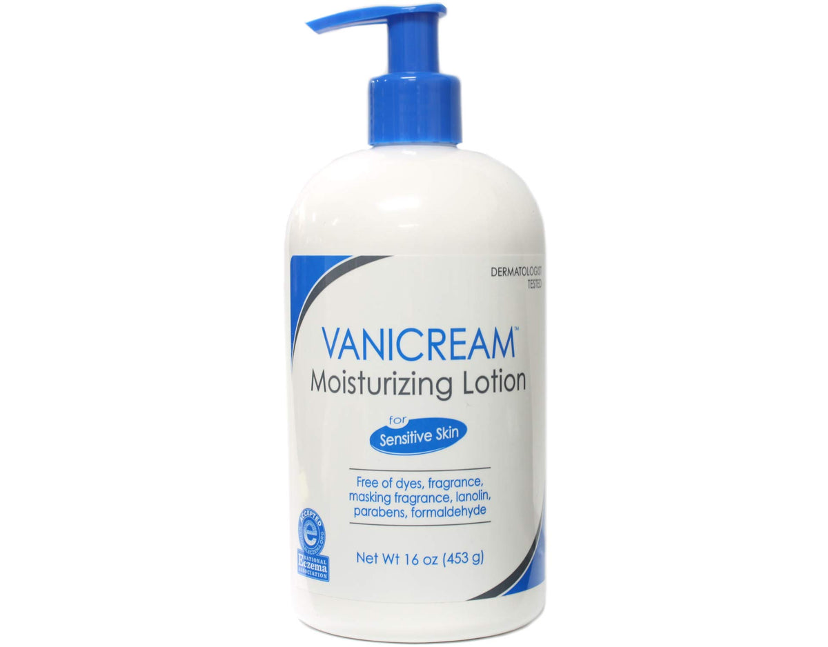 Vanicream Moisturizing Lotion 16 oz Pump side view