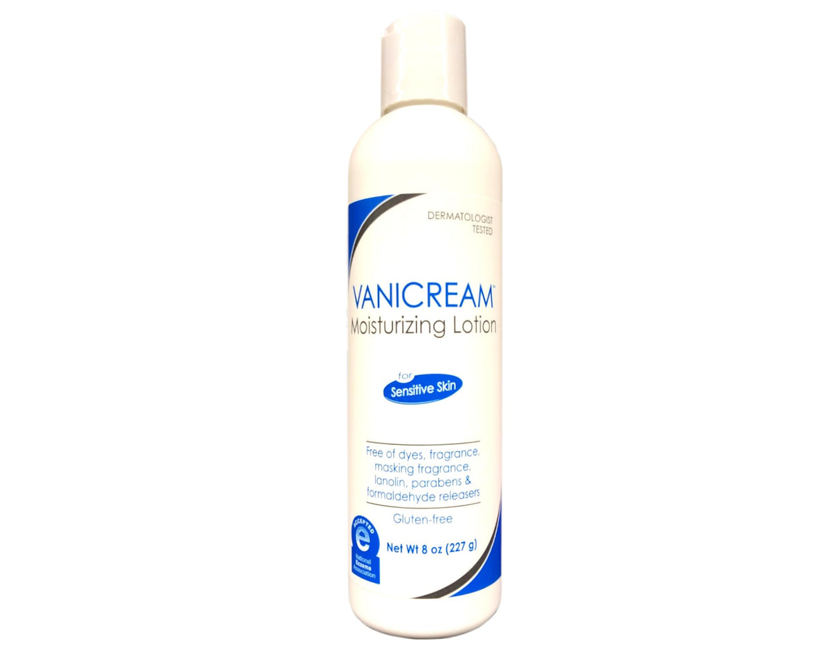 Vanicream Moisturizing Lotion 8 fl oz front view with packaging