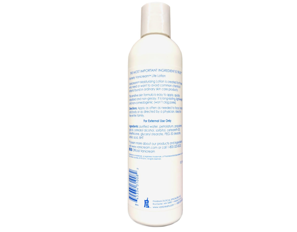 Vanicream Moisturizing Lotion 8 fl oz texture close-up
