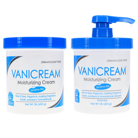 Vanicream Moisturizing Skin Cream 1 lb jar with pump dispenser