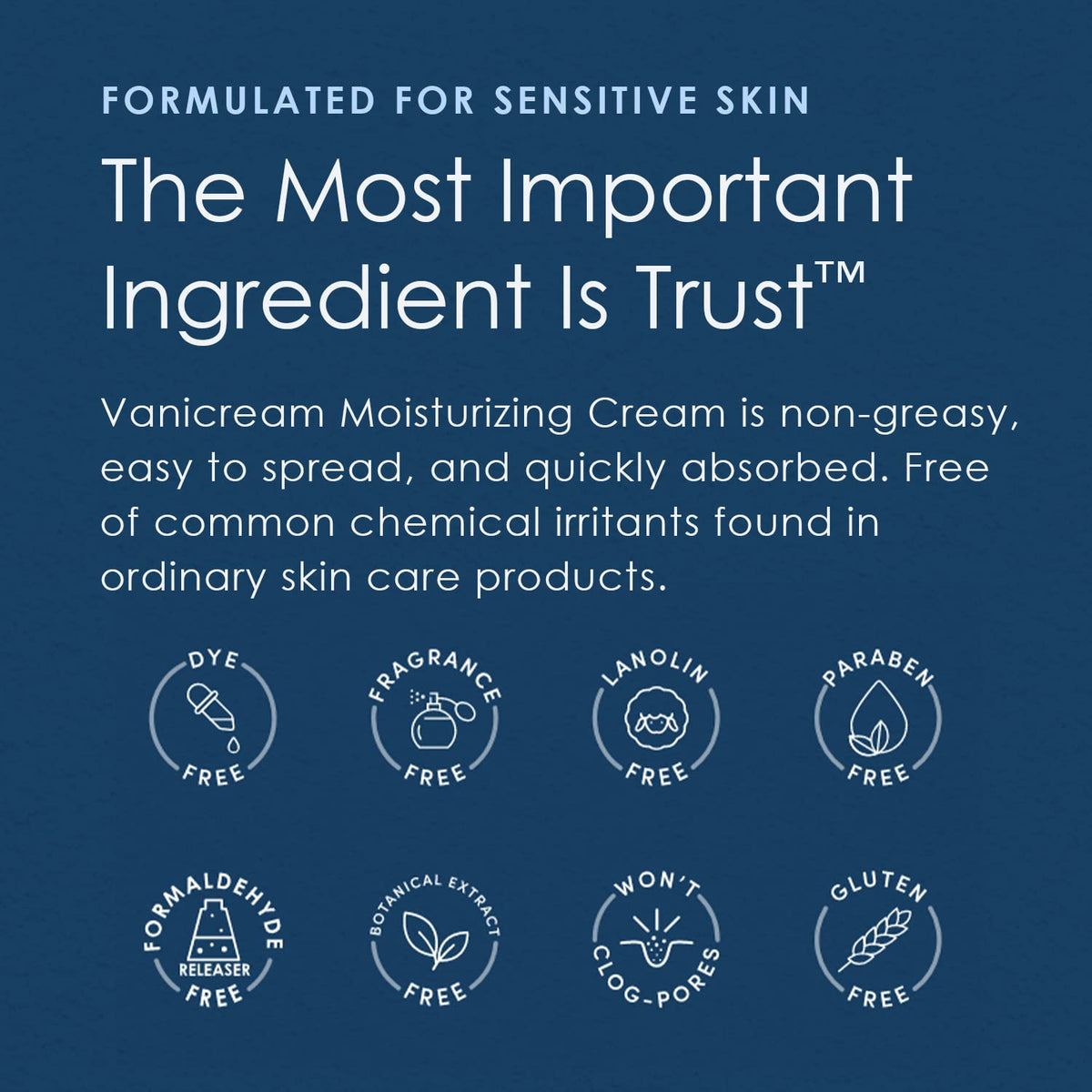 Vanicream Moisturizing Skin Cream application on hands