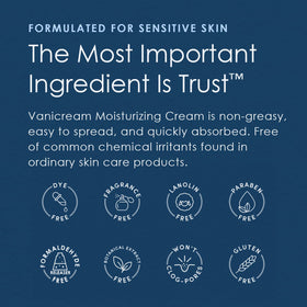 Vanicream Moisturizing Skin Cream application on hands
