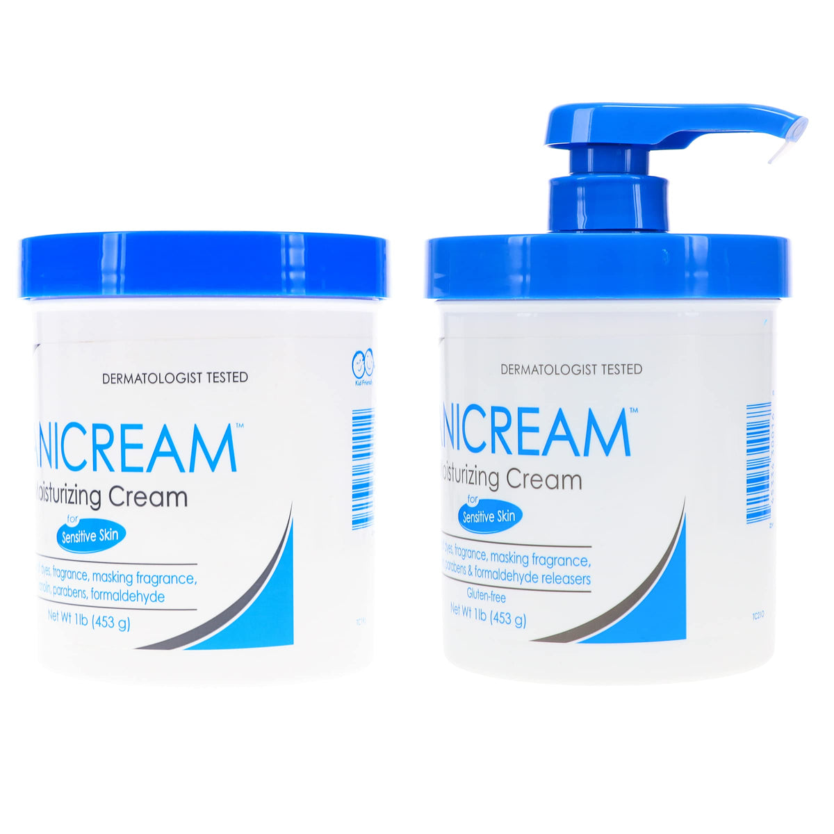 Vanicream Moisturizing Skin Cream close-up of pump dispenser