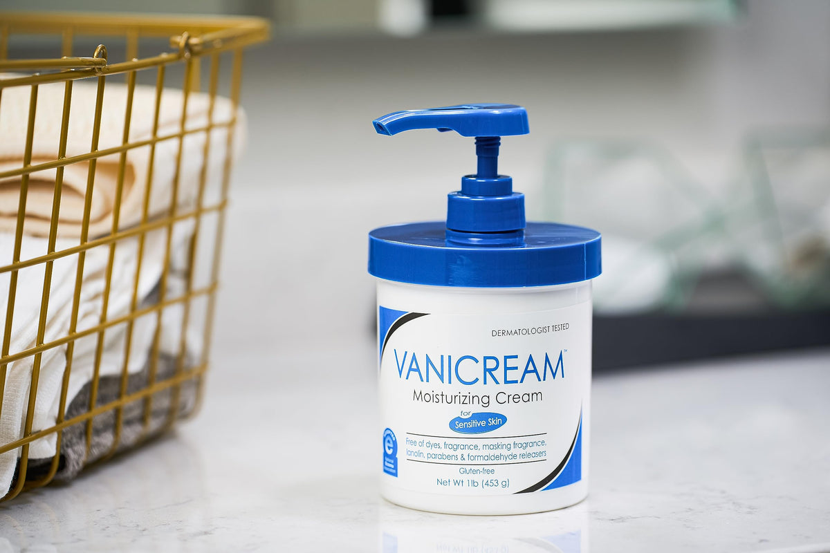 Vanicream Moisturizing Skin Cream in a family setting