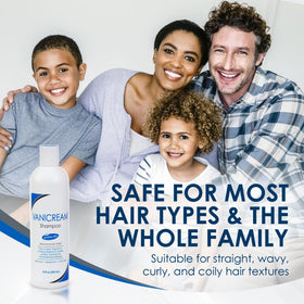 Vanicream Shampoo in bathroom setting with towels