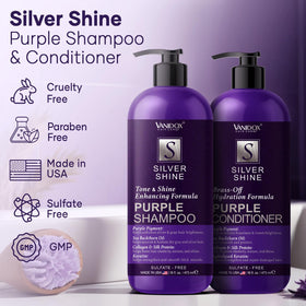 VANIDOX Purple Shampoo bottle with purple liquid