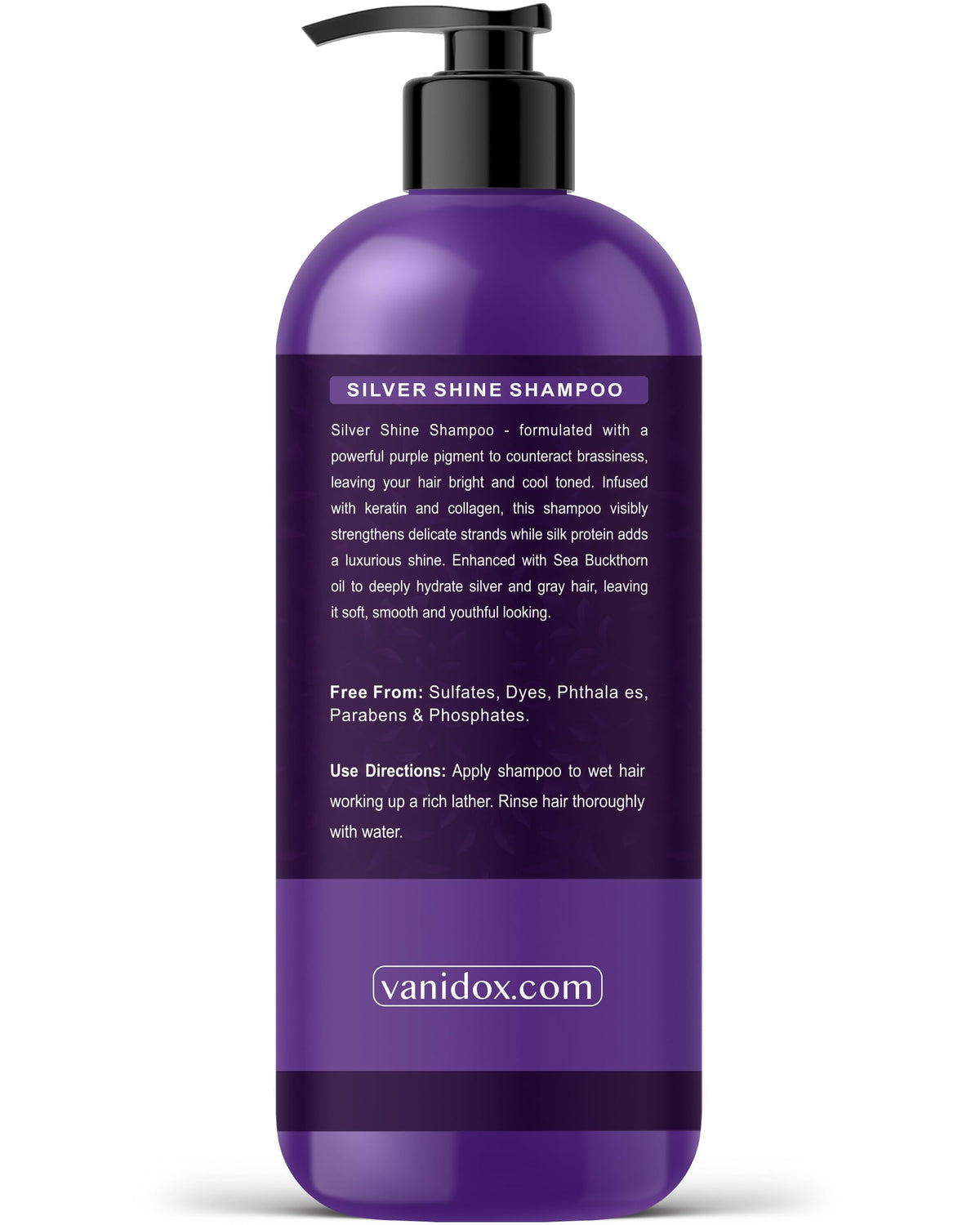 VANIDOX Purple Shampoo with sea buckthorn oil
