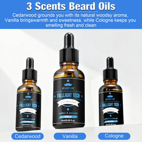 Vanilla beard wash and balm from FULLLIGHT TECH