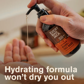 Vanilla + Cedar scent bottle from Every Man Jack Beard + Face Wash